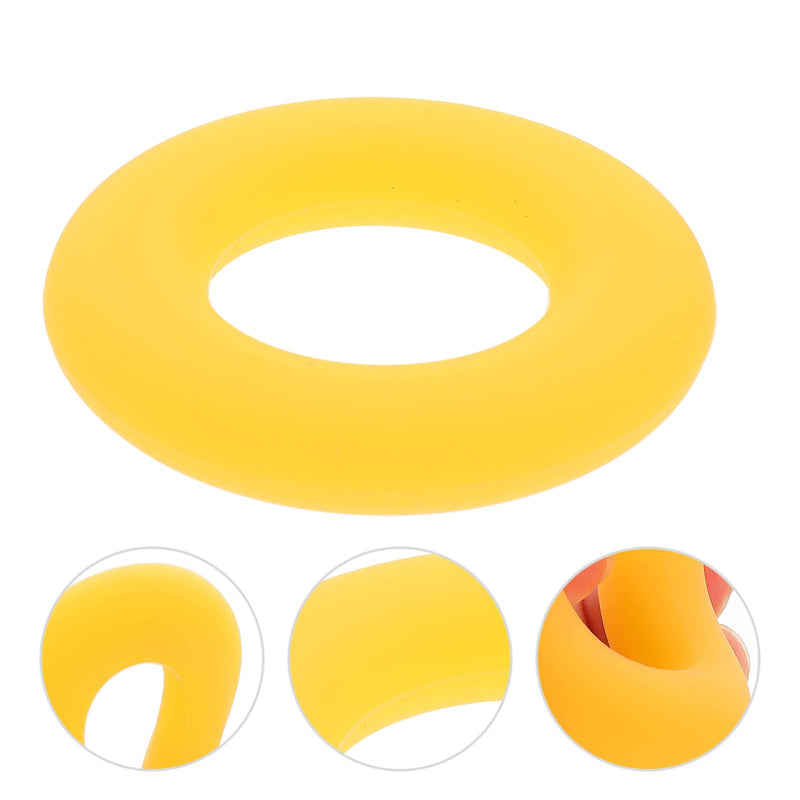 Vaguelly Silicone Saxophone Silencer Ring Saxophone Mute Dampener for Alto Tenor Saxophone Accessory Yellow