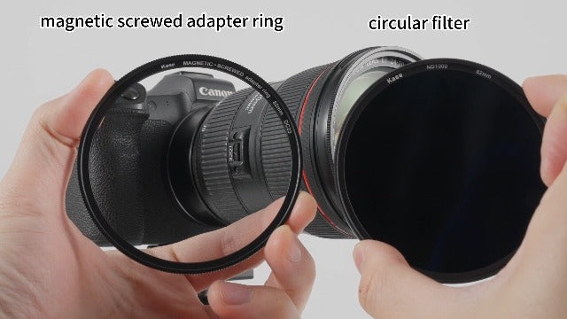 Kase DIY Adapter Kit Converts Conventional Screw-in Filter to Magnetic (55mm) 55mm