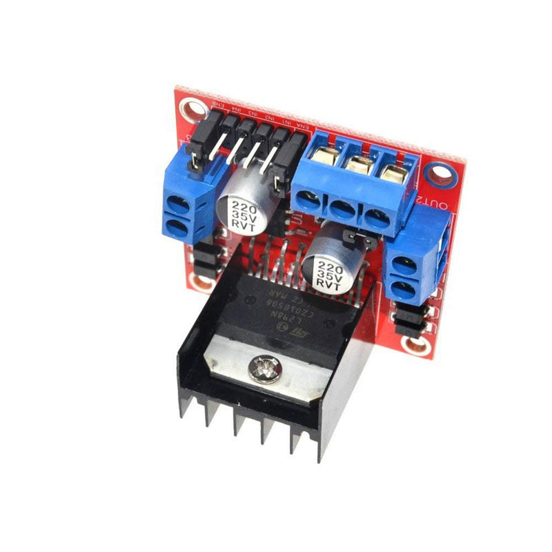L298N Motor Driver Power Amplifier Stepper Motor Driver Module Board for AR-duino Pi Pack of 2