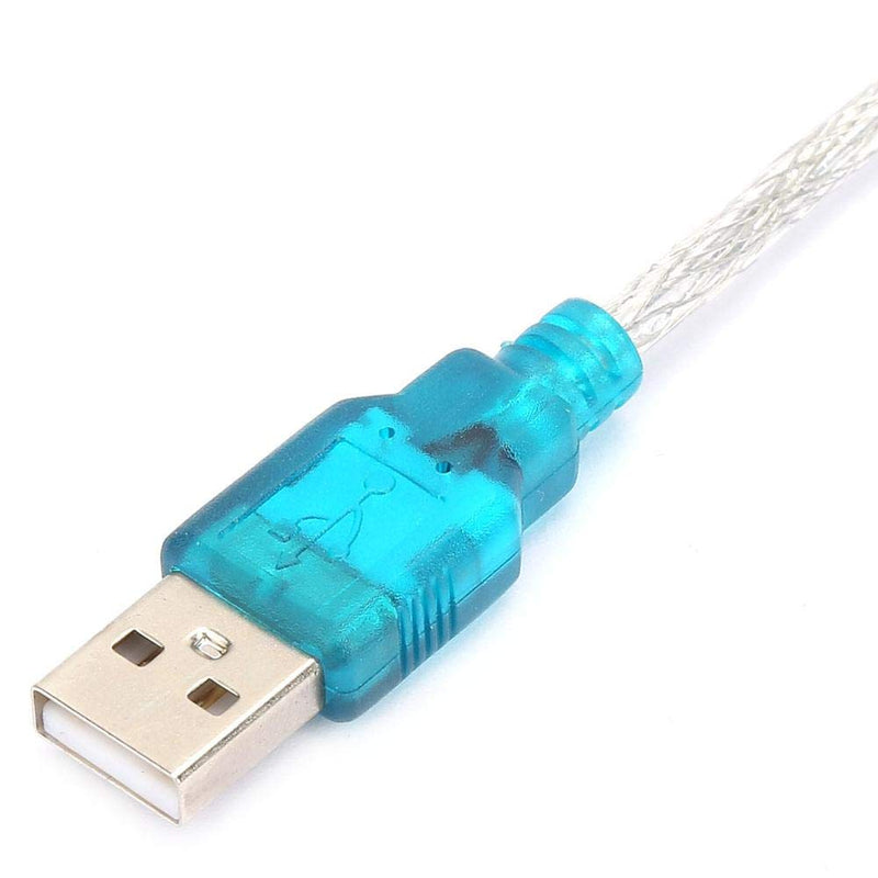 2 PCS HL-340 USB to RS232 COM Port Serial PDA 9 pin DB9 Cable Adapter