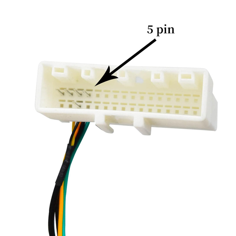 UX-NI006 Backup Camera Retention Wire Harness Compatible with for Nissan Frontier Altima Murano Rogue Titan Juke Sentra Cube Quest Leaf (Includes 12v to 6v Converter)