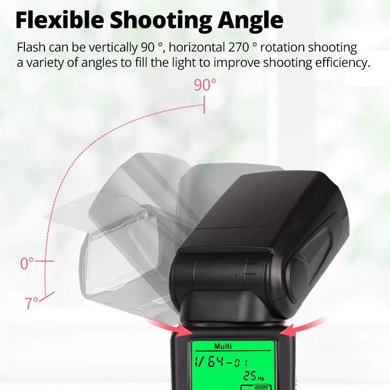 AMBITFUL AF970 Camera Flash Speedlite GN35 Manual S1/S2 2.4G Wireless