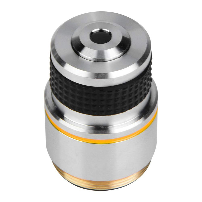 Generic 10X Achromatic Objective Lens 160 0.17 Biological Microscope Lens with Aluminum Alloy Shell for Enhanced Contrast Clear Image