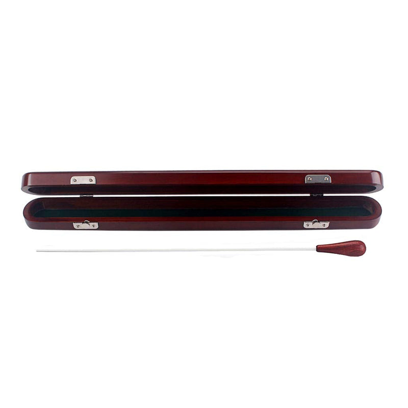 [AUSTRALIA] - Alnicov Red Wood Conductor Music Baton Wooden Box Case with Baton Handmade Musical Parts 