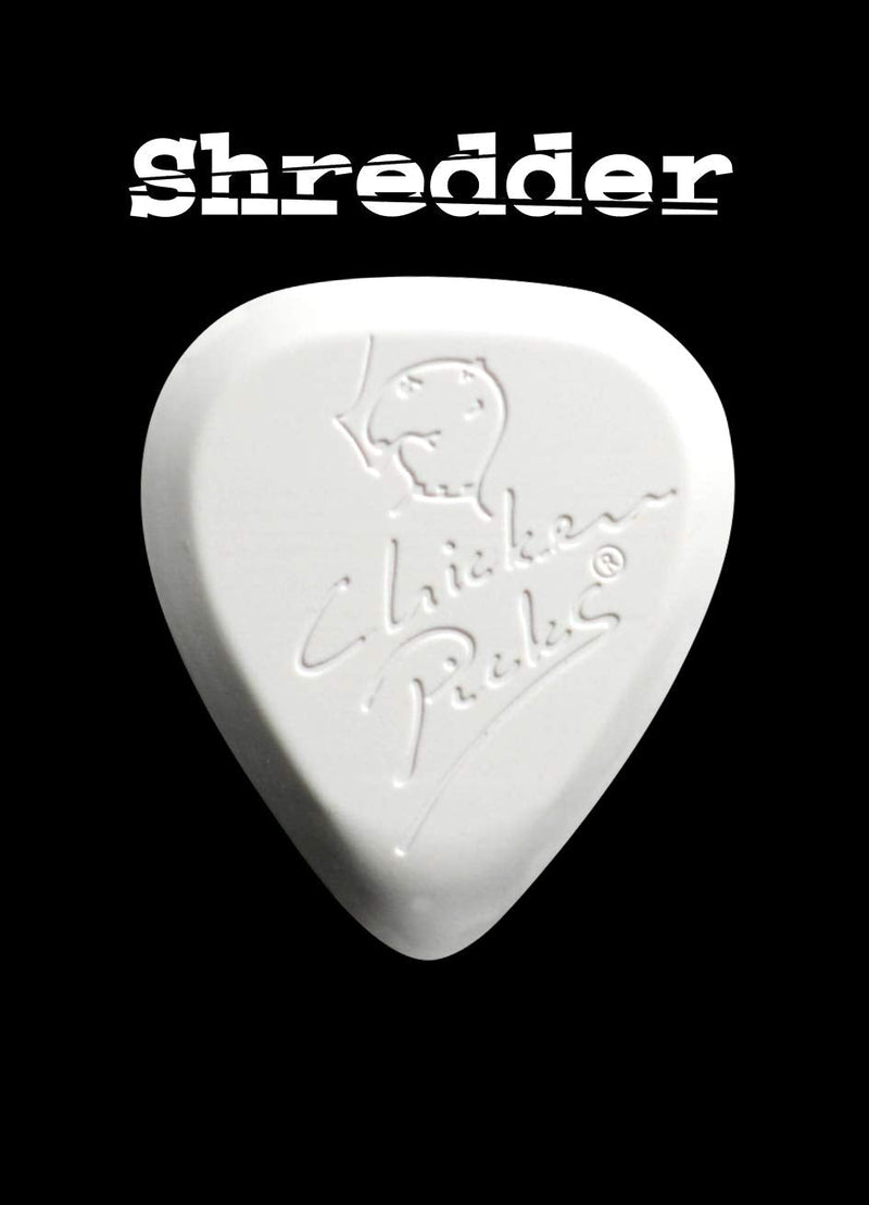 ChickenPicks 10796052 3 x Guitar picks Shredder 3.5 mm, White