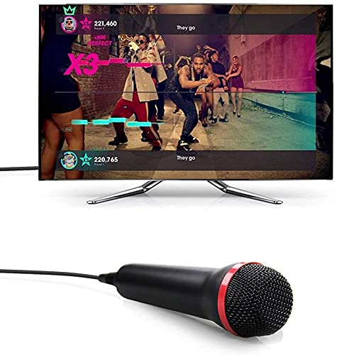 [AUSTRALIA] - 2Pack 13ft Wired USB Microphone for Rock Band, Guitar Hero, Let's Sing - Compatible with PS2, PS3, PS4, PS5, Switch, Wii, Wii U, Microsoft Xbox 360, Xbox One and PC 