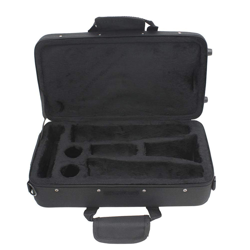 Black Clarinet Case Clarinet Gig Bag Waterproof Oxford Fabric Clarinet Storage Bag with Detachable Adjustable Strap