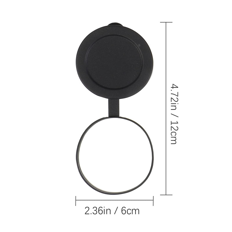 [AUSTRALIA] - 3Pcs Rubber Objective Lens Cover Eyepiece Flip- Open Scope Cover for Binoculars Telescope Accessories (Black) 
