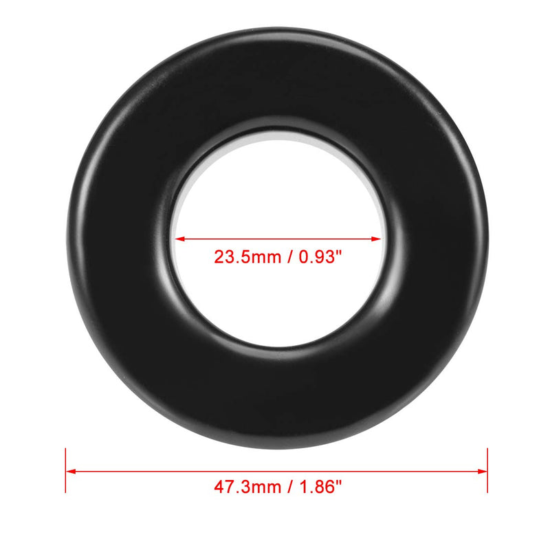 sourcing map 23.5 x 47.3 x 18.5 mm Ferrite Ring Iron Powder Toroid Cores Black Ferrite Cores DE de