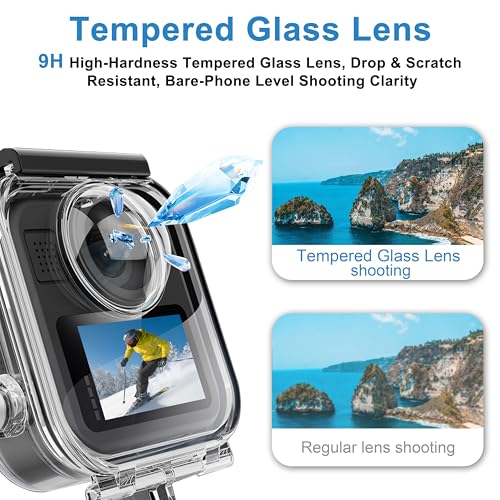 FiTSTILL Waterproof Housing for Go Pro MAX 2