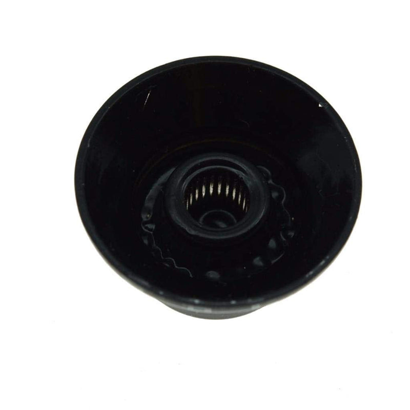 Dopro 4pcs USA(Imperial) LP Guitar Bell Knobs 24 Fine Splines Top Hat Knobs for USA Les Paul with CTS Pots Black Pack of 4 Black-1