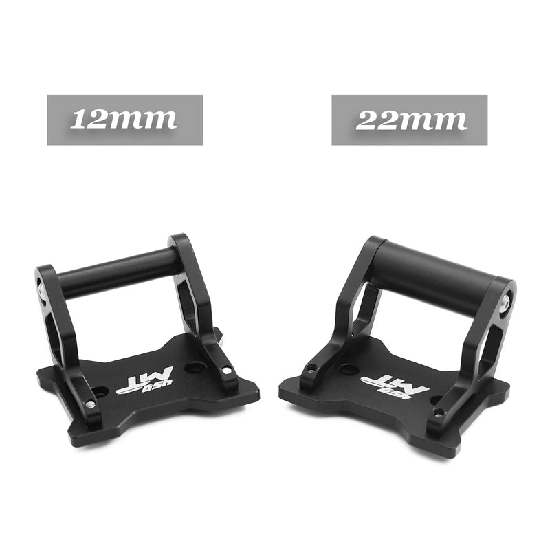 Motorcycle GPS Phone Holder for CFMOTO 450MT MT450 Ibex 450 2024-2025 | Motorcycle GPS Phone Holder Auxiliary Device Mount Navigation Extension Brackets(12mm) 12mm