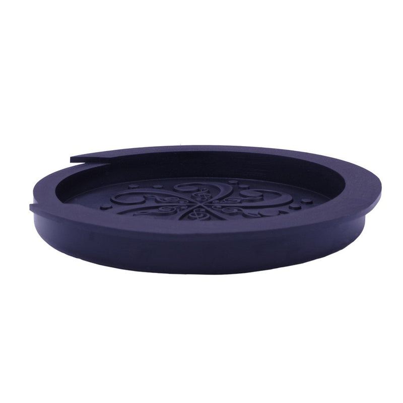 Guitar Soundhole Cover, 4 inch Sound hole Rubber Cover for Acoustic Guitar (Black) Black