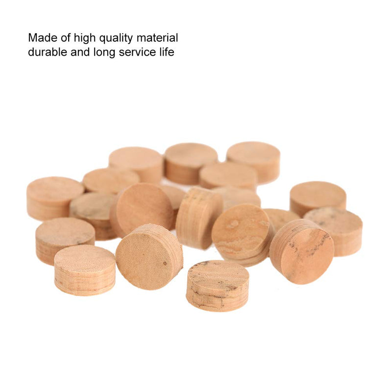 Bnineteenteam 20Pcs 9.5mm Trumpet Cork Pads, Trumpet Repairing Cork Pads, Brown