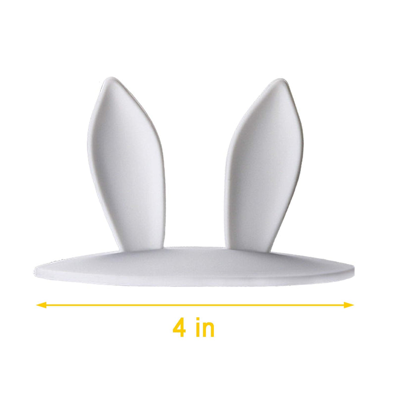 HK Aura Studio 4 Speaker Anti-dust Cover - Silicone Lip for Harman Kardon Soundsticks 4 and Aura Studio 3 Bluetooth Transparent Speaker System (Rabbit White)