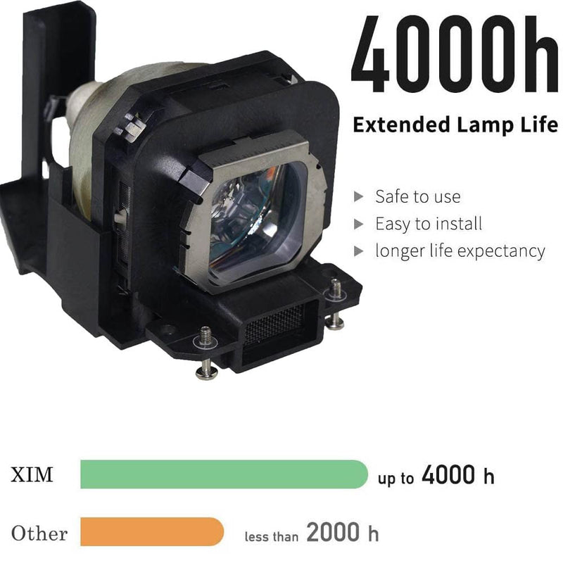 XIM ET-LAX100 Replacement Projector Lamp Bulb for Panasonic PT-AX200U PT-AX100 PT-AX100E PT-AX100U PT-AX200 PT-AX200E TH-AX100
