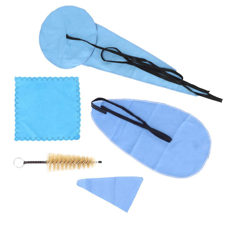 Saxophone Cleaning Kit, Care Set Including Three Dimensional Clean Swab Cloth Mouthpiece Brush Maintenance Cleaner Accessories for Alto Sax Trumpet Tenor Clarinet Flute and Wind Woodwind Instrument