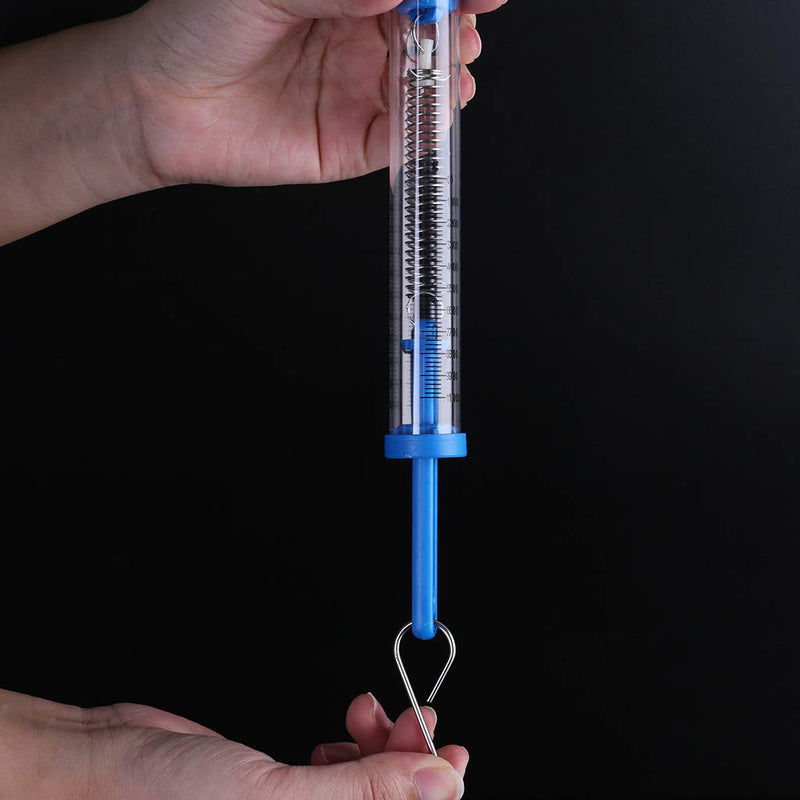 vsilay Labs Newton Force Meter Spring Scale Scale Labeled Transparent Spring Balance Suitable for Scientific 2.5N/10N 10n