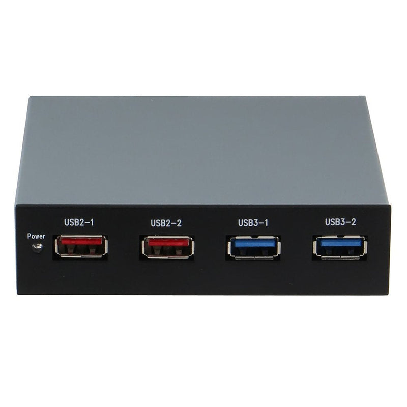 SEDNA - USB 3.0 2 Ports + USB BC 1.2 Charging 2 Ports - Floppy Bay Front Panel for Desktop PC