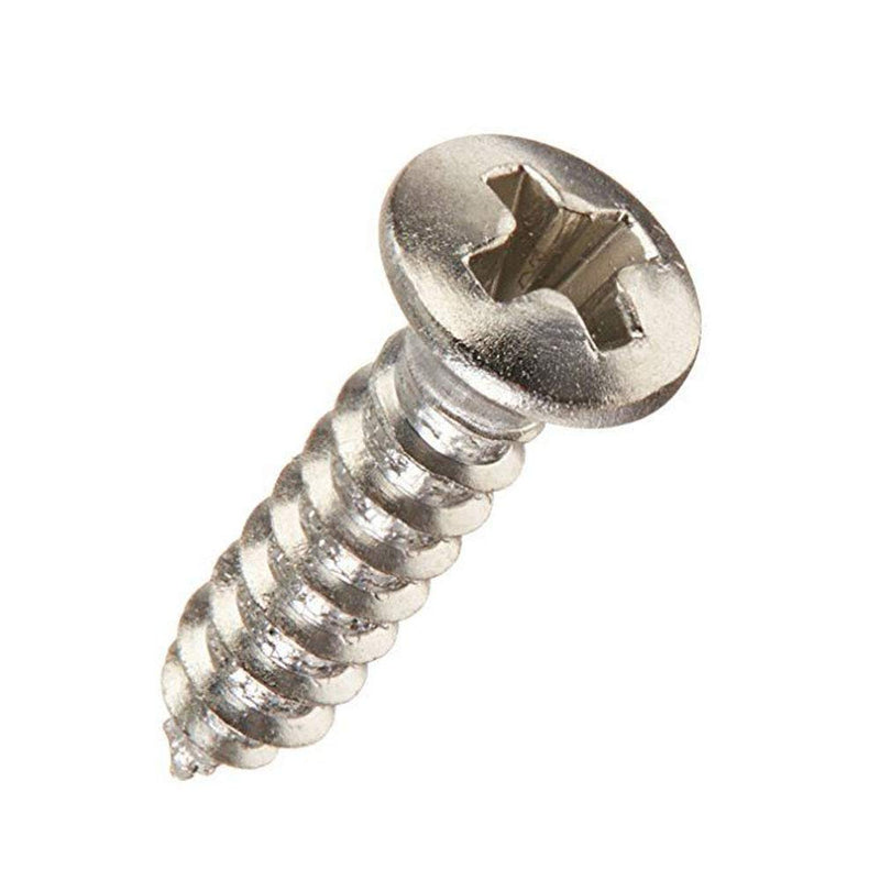 100 Pack #4 x 1/2 inch Stainless Steel Guitar Pickguard Screws Phillips for Fender Guitars