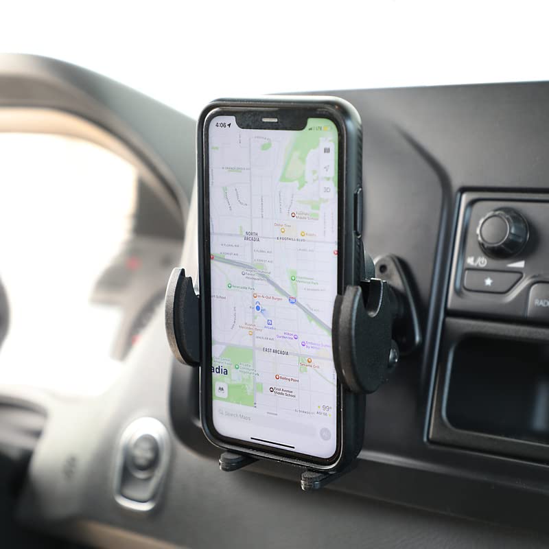 ARKON Mounts - Adhesive Truck & Car Phone Holder | Secure Grip | Versatile Compatibility | Easy Installation | Phone Holder For Car | For iPhone, Samsung, Google, Huawei, Nokia, other Smartphones Mount SM428 Black Standard Packaging