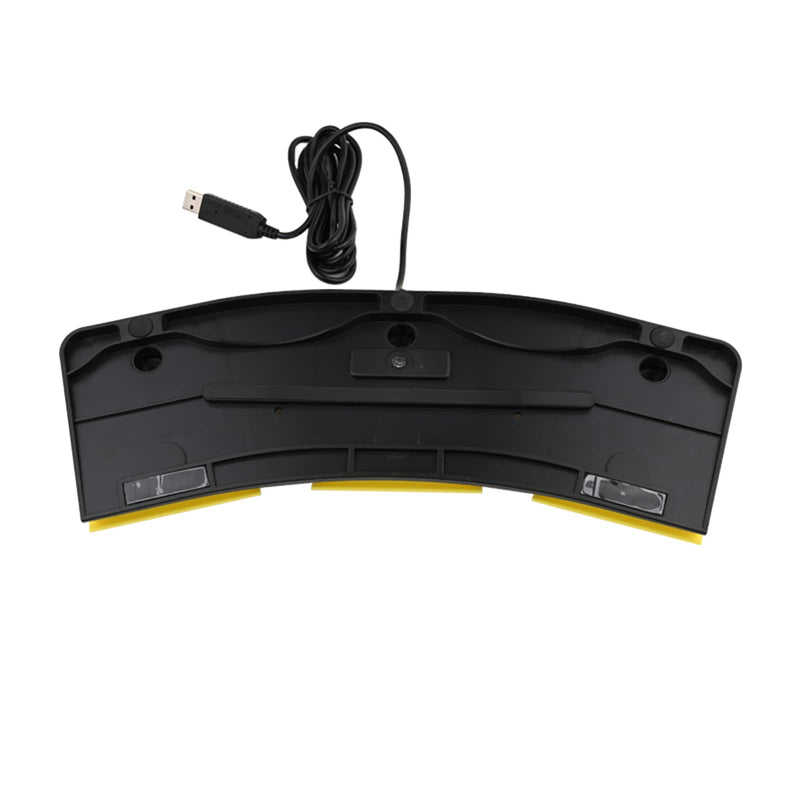 [AUSTRALIA] - USB Foot Pedal for PC Gaming,Optical Control Foot Switch,Computer Map Mouse Keyboard Hotkey Combination Key Keypress Simulator Program Page Turner Transcription HID (Triple Pedal) Triple Pedal 