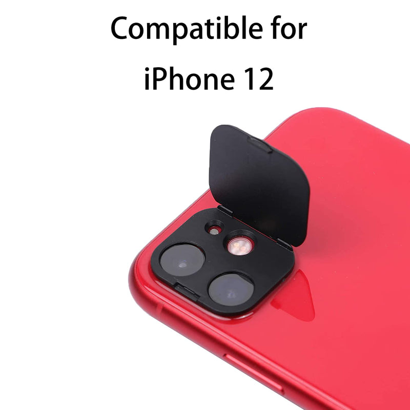 Phone Camera Lens Cover Compatible for iPhone 12,Camera Lens Protector to Protect Privacy and Security,Strong Adhesive,2 Pack