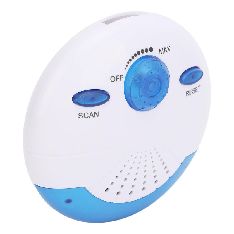 VGEBY Shower Radio, 360 Degrees Surround Sound Shower Radio Speaker IPX7 Waterproof Portable FM Radio with Top Handle for Bathroom Outdoor