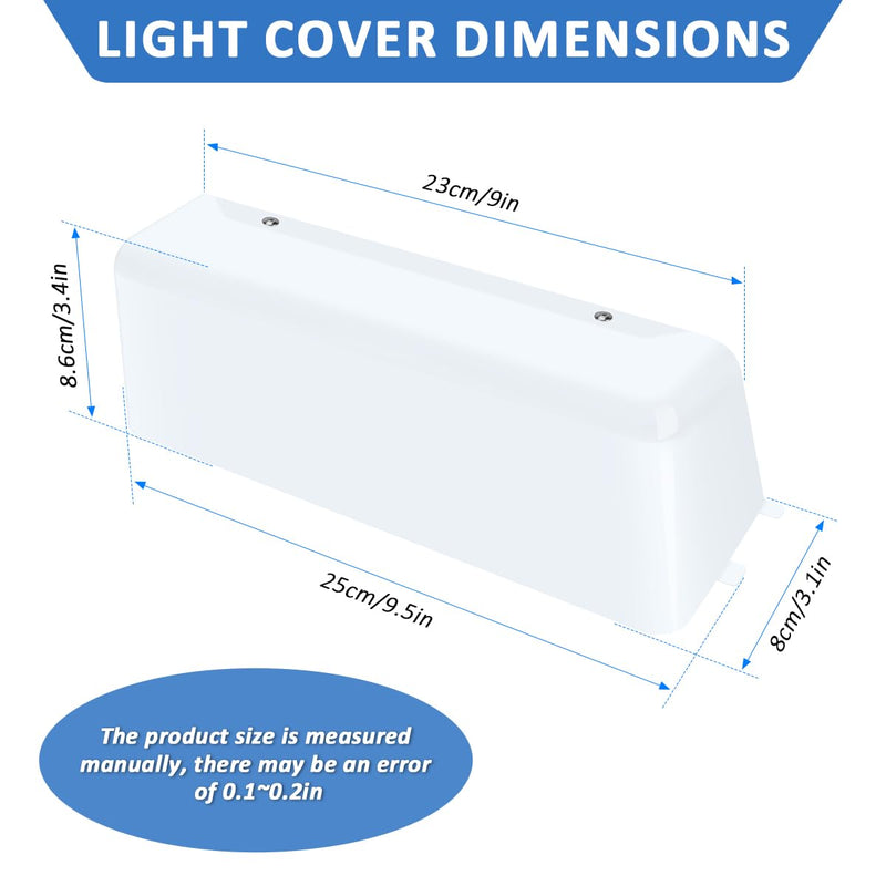 [AUSTRALIA] - SNTK7504000 Range Vent Hood Light Lens Replacement for Bro-an qt20000 & Ken-more Range Hood, Replaces SNTK7504000 K7613000 K7613-000 NTK7504000 K7504000 AP3378324 949658 