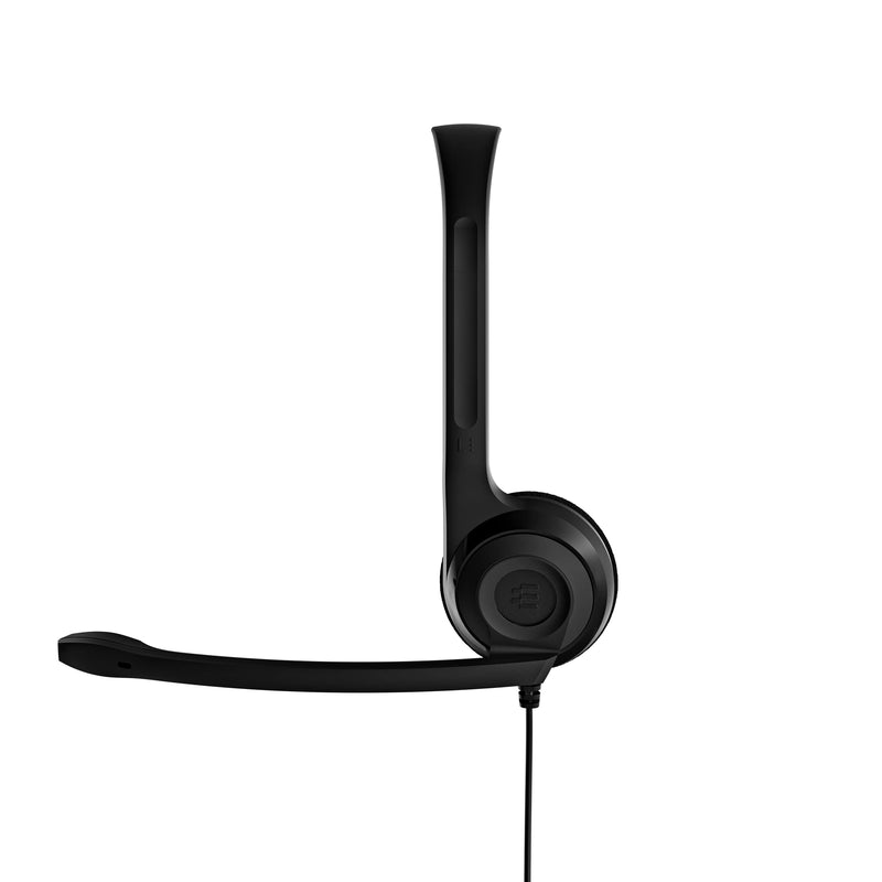 Sennheiser PC 5 Chat - Headset for Internet Communication, E-Learning and Gaming - Noise Cancelling Microphone, Casual Gaming Lightweight, high Comfort, Minimalistic, Black
