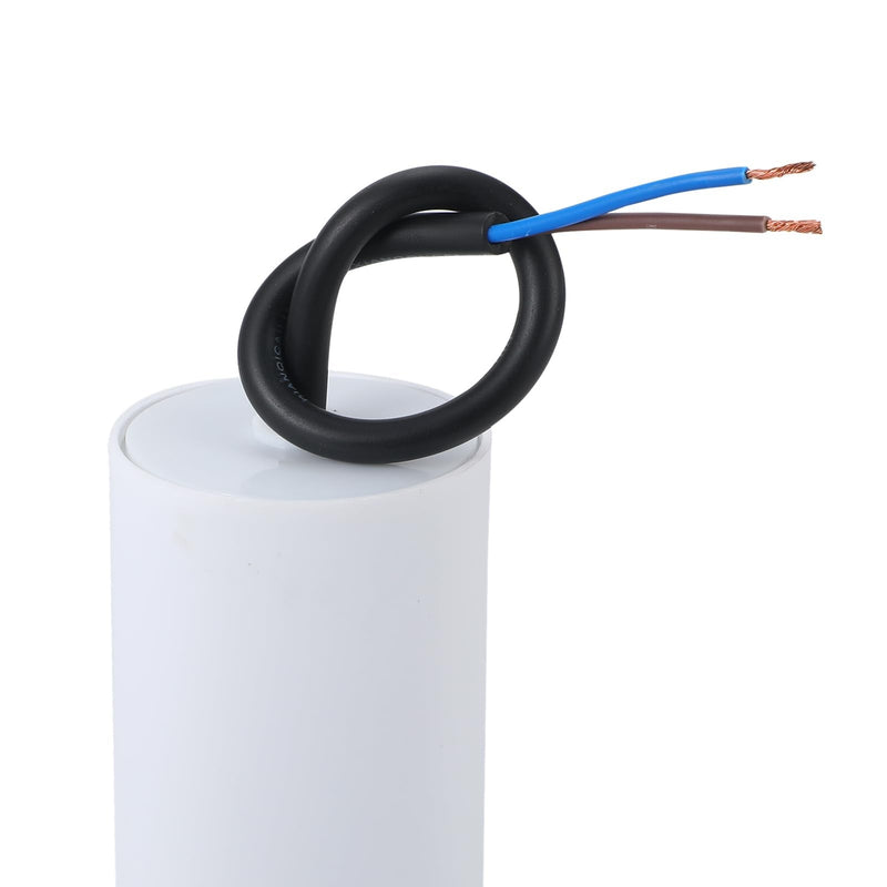 CBB60 Capacitor 12.5uF 450V AC Run Capacitors 450VAC 12.5 µF 12.5MFD SH Start Motor Capacitor 50/60Hz ±5% 40x70MM with Wire for Air Compressor