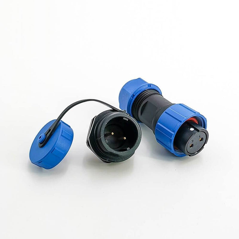 Aviation Plug SP17 IP68 2 Pin SP17 Series 2 Pin Female Plug and Male Round Socket Waterproof Connector Satellite Cable Connector SP17 2pin