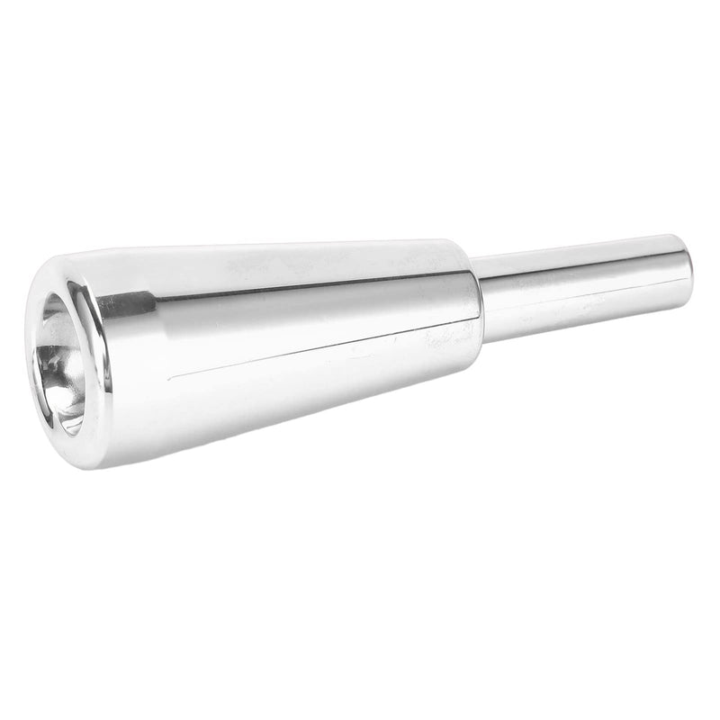 Trumpet Mouthpiece, 3C Metal Long Lasting Luster Thicker Heavier Replacement Mouthpiece Silver/Gold Optional Sportinggoods Wind Instrument Accessories(Silver?¨º?