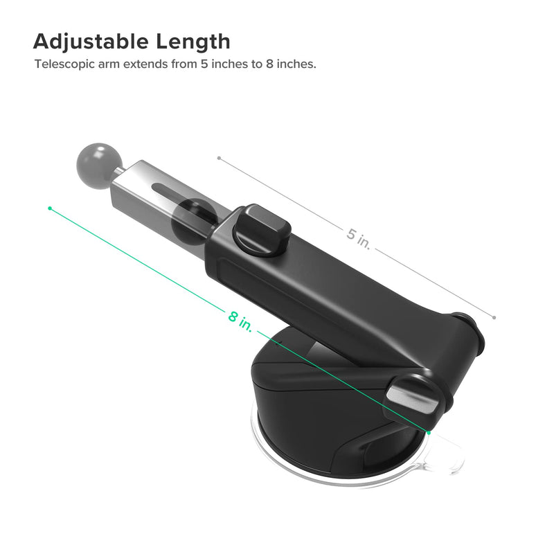 iOttie Easy One Touch 5 CD Slot Mount with extra Dashboard Mounting Base - Universal Car Mount Phone Holder for iPhone, Google, Samsung, Moto, Huawei, Nokia, LG, and all other Smartphones Mount + Dashboard Mounting Base
