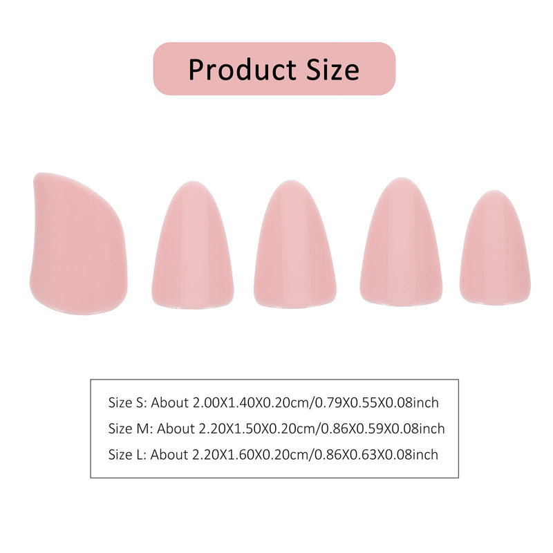 Holibanna 5pcs Professional Nylon Pipa Nails Picks for Beginner and Practice Pipa Accessories Pink S 1 Count (Pack of 1)