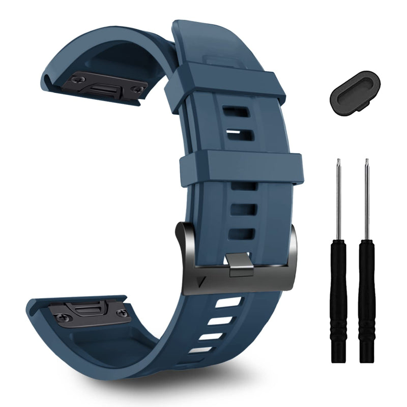 ZPJPPLX 26mm Quick fit Watch Band Compatible with Garmin Fenix 8/quatix 51mm/Fenix 7X pro/7X/6X Pro/6X/5X Plus/5X/3 HR/3/tactix 8 AMOLED-51mm/7 Pro/Enduro 3 2/Descent Mk3i-51mm/Mk2i
