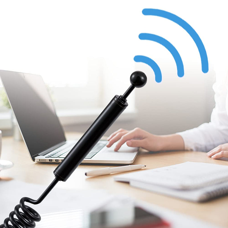 WiFi Antenna 2.4G /5G/5.8G Dual Frequency 8dBi MIMO Omnidirectional Signal Booster Magnetic Base RP-SMA Adapter 1.5M 4.9ft for PCIE Network WiFi Card Router External Antenna Wireless WLAN 2.4G /5G/5.8G 8dBi