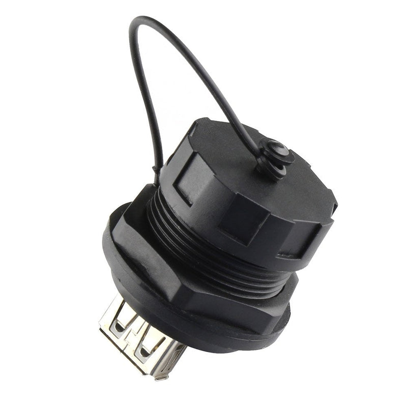 USB A Type IP68 Rated Weatherproof Connector - Panel Mount