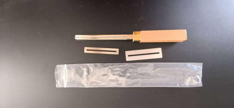 Guitar Fret Crowning File Fret Repairing Tools with 4 Size Edges Narrow/Medium/Wide Notch Edges and Flat Edges Wood Handle Luthier Tools for Guitars Ukuleles Bass Banjo Mandolin