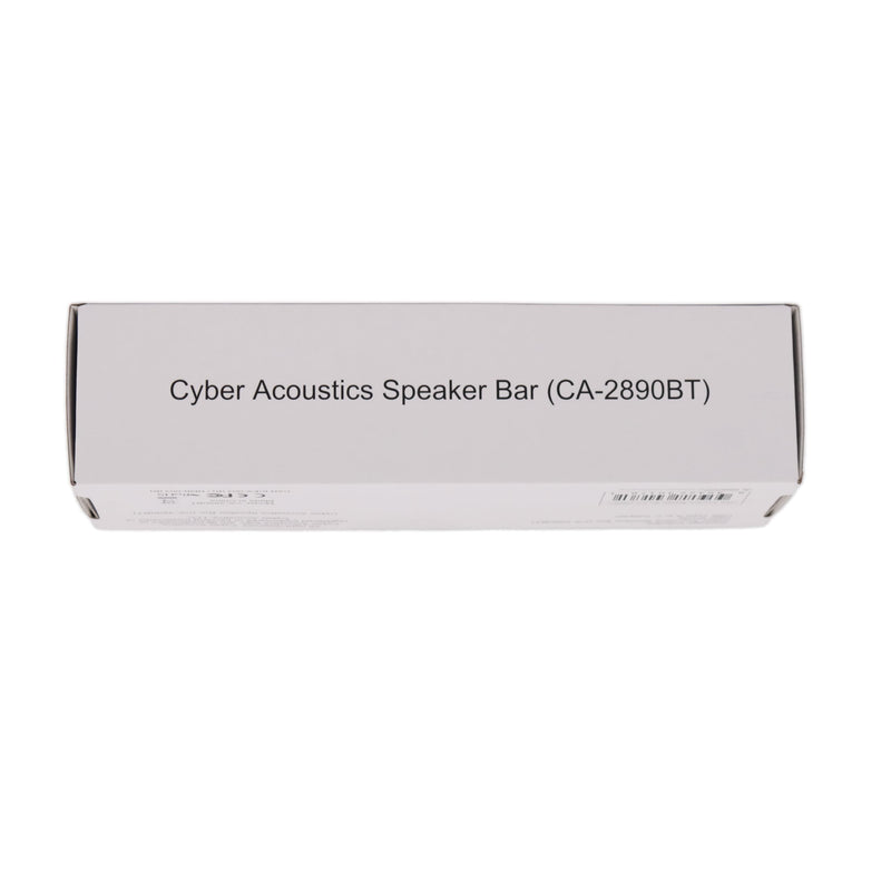 Cyber Acoustics USB & Bluetooth Speaker Bar (CA-2890BT) – USB Powered Speaker with Speakerphone for PC and Bluetooth to Simultaneously Connect to Smartphones, Clamps to Monitor, Convenient Controls USB and BT