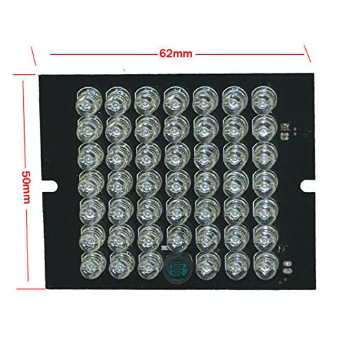 1 pcs DC 12V 1A Invisible CCTV 48-LED Night Vision 940nm IR Infrared Illuminator Light + Wire 60cm