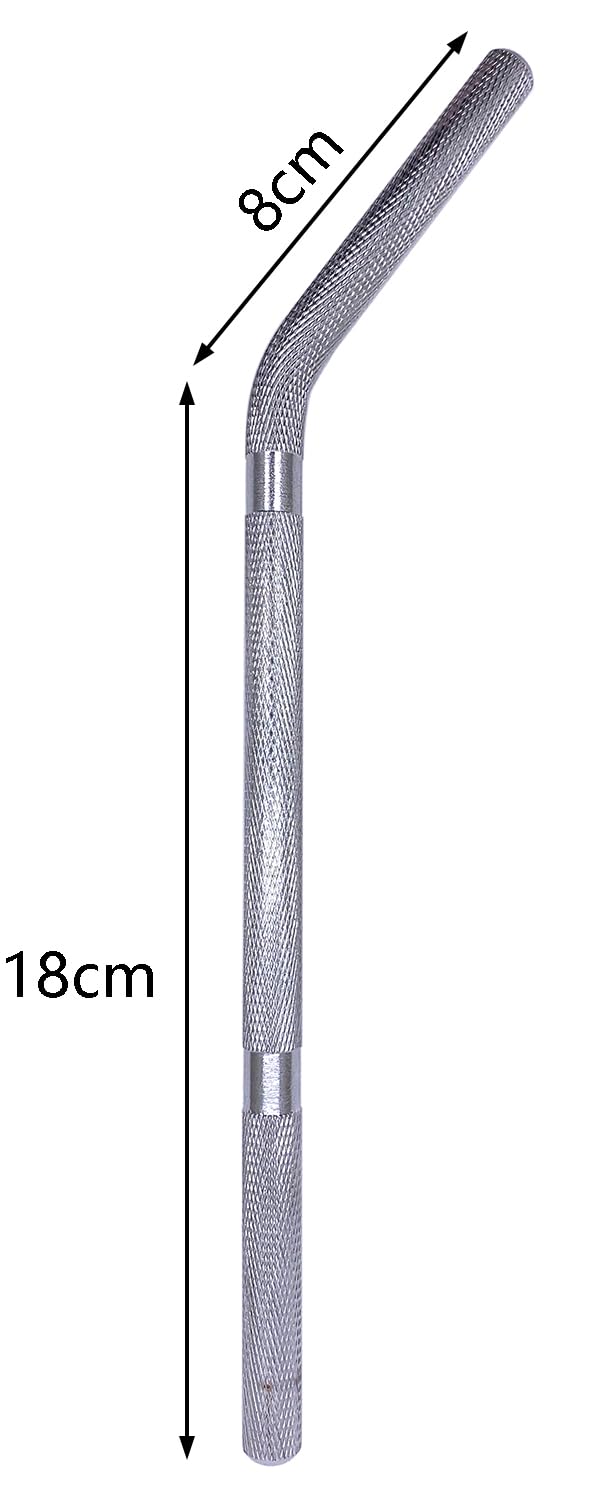 Percussion Cowbell Mounting 30 Degree Bent Arm for Drum Set Percussion Accessories 3/8" Rods