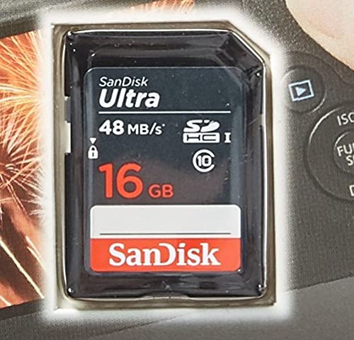 SanDisk Ultra 16GB SD SDHC Memory Flash Card UHS-I Class 10 Read Speed up to 48MB/s 320X SDSDUNB-016G-GN3IN Wholesale Lot