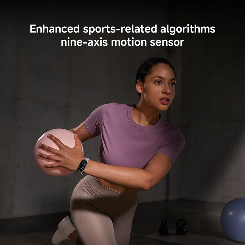 XIAOMI Mi Smart Band 10 (2025) Global Version - 1.72" AMOLED Display | 21 Days Battery Life | Touchscreen, Multi-Sport Tracker, Activity Tracker, Heart Rate Monitor | BT5.4 - (Midnight Black) Midnight Black