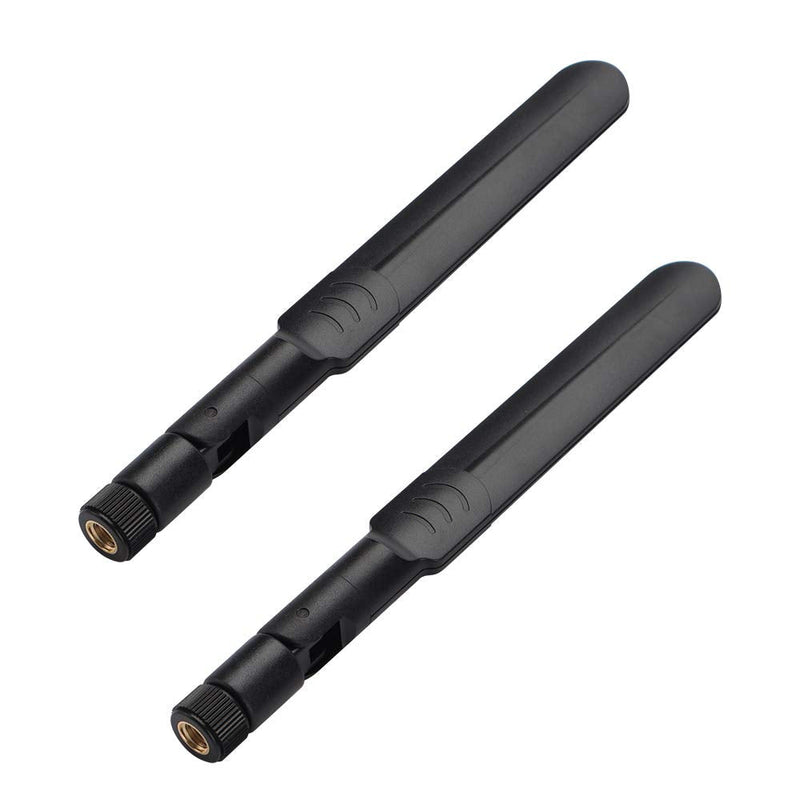 2 x 8dBi 2.4GHz 5GHz 5.8GHz Dual Band WiFi RP-SMA Male Antenna | 2 x 35CM U.FL/IPEX to RP SMA Female Pigtail Cable for Mini PCIe Wireless Card Routers, PC Desktop FPV UAV Drone PS4 Build