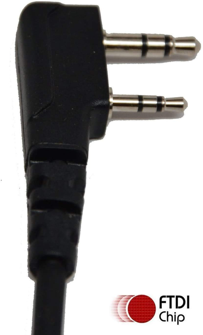 BTECH PC03 FTDI Genuine USB Programming Cable for BTECH, BaoFeng, Kenwood, and AnyTone Radio