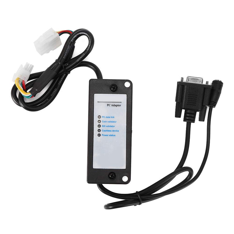 Estink MDB to RS232 Converter, ABS Plastic MDB Payment Device to PC Converter RS232 Adapter Bill Acceptor Computer Serial Port Transfer Box for Connecting MDB Receivers