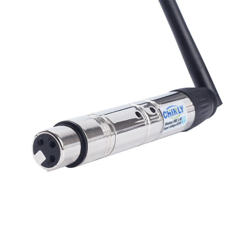 [AUSTRALIA] - CHINLY Wireless Receiver DMX512 DMX Dfi DJ 2.4G Wireless 1pcs Receiver external antenna LED Lighting Control for LED Stage Par Party Light 