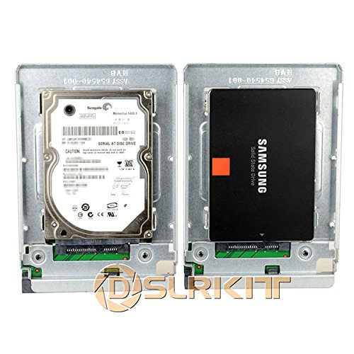 DSLRKIT 2.5" SSD to 3.5" SATA Hard Disk Drive HDD Adapter Caddy Tray CAGE Hot Swap Plug