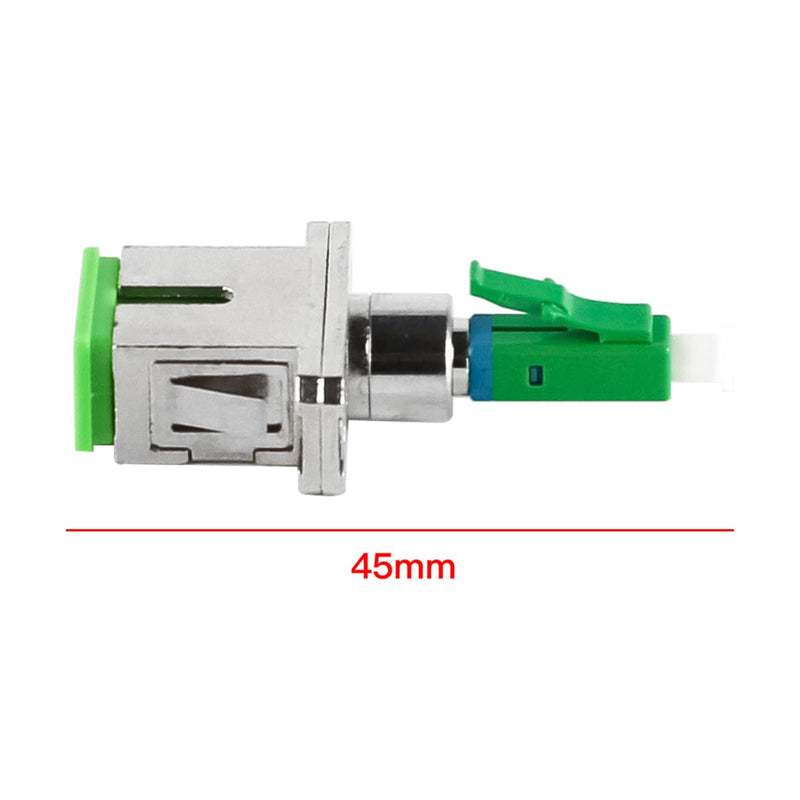 Laroal 2 Pack SC/APC Female to LC/APC Male Single Mode Fiber Optic Adapter for Long Lasting and Fast Fiber Optic Coupling in Data Center